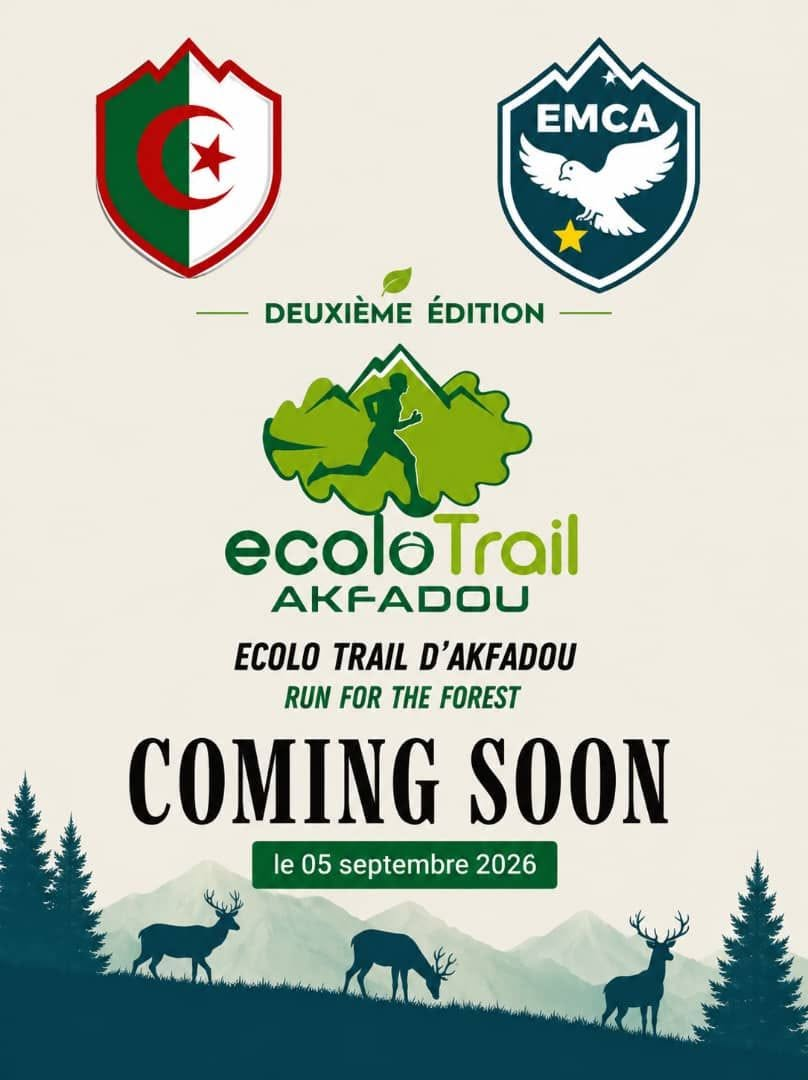 Affiche Ecolo Trail Akfadou 2026
